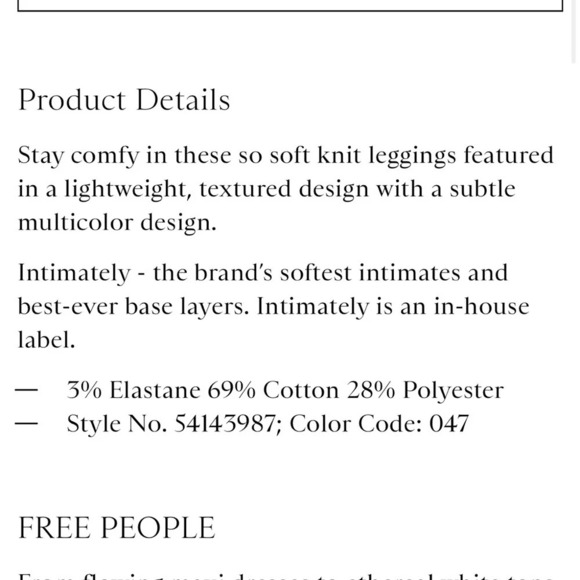 Free People So Soft Leggings - Picture 5 of 8